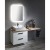 Aqualine VEGA zestaw łazienkowyszerokość 125 cm biały/dąb platin VG064-03