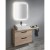Aqualine VEGA zestaw łazienkowy szerokość 72.5 cm biały/dąb platin VG073-01
