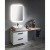 Aqualine VEGA zestaw łazienkowy szerokość 145 cm biały/dąb platin VG073-04