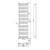 Bruckner ALBRECHT grzejnik 400x1570 mm podłączenie środkowe biały 600.113.4