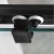 Gelco SIGMA SIMPLY BLACK kabina prysznicowa półokrągła 800x800mm R550 szkło czyste GS5580B