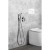 Aqualine DAPHNE bateria bidetowa podtynkowa z prysznicem STOP chrom DH841-01