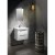 Bruckner NEON szafka z umywalką ceramiczną 60x41.5 cm biała 501.113.0