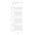Aqualine DIRECT grzejnik łazienkowy 450x1320 mm biały ILR34T