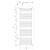 Aqualine DIRECT grzejnik łazienkowy 600x1680 mm biały ILR66T