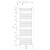 Aqualine DIRECT grzejnik łazienkowy 600x1680 mm podłączenie środkowe biały ELM66T