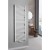 Aqualine DIRECT grzejnik łazienkowy 600x1680 mm podłączenie środkowe biały ELM66T