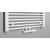 Aqualine DIRECT grzejnik łazienkowy 600x1680 mm podłączenie środkowe biały ELM66T