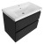 Aqualine ALTAIR szafka umywalkowa 77.5x60x45cm czarny mat AI680