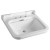 Kerasan WALDORF umywalka ceramiczna 60x55cm z 3 otworami na baterię biały 4140K1-3