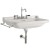 Kerasan WALDORF umywalka ceramiczna 60x55cm z 3 otworami na baterię biały 4140K1-3