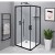 Gelco SIGMA SIMPLY BLACK kabina prysznicowa 900x900 mm wejście z rogu szkło czyste GS2190BGS2190B