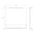 Sapho ERUPTA lustro z półką i LED oświetleniem 80x80cm czarny mat ERU335