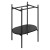 Sapho PUNO konsola pod umywalkę 550x795x396mm czarny SKA590-2
