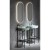 Sapho PUNO konsola pod umywalkę 550x795x396mm czarny SKA590-2