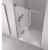 Polysan THRON LINE SQUARE drzwi prysznicowe 1300 mm szkło czyste TL5013-5002