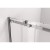 Polysan THRON LINE SQUARE drzwi prysznicowe 1600 mm rolki kanciaste szkło czyste TL5016-5002