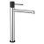 Sapho SOLARIS bateria umywalkowa bez odpływu wysoka chrom/czarny mat WD006CB