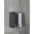 Aqualine Dozownik płynnego mydła wiszący 350ml czarny 8072