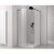 Polysan THRON LINE ROUND kabina prysznicowa 1200x800mm wejście z rogu TL2280-5005