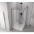 Polysan THRON LINE ROUND kabina prysznicowa 1200x800mm wejście z rogu TL2280-5005