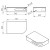 Sapho PULSE zestaw konsola blat 755x455mm umywalka stal nierdzewna mat lewy BM750-0101-01