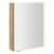 Sapho ALIX szafka z lustrem oświetlenie LED 56x70x17.5cm lewa/prawa dąb Alabama AX156-0022
