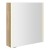 Sapho ALIX szafka z lustrem oświetlenie LED 66x70x17.5cm lewa/prawa dąb Alabama AX166-0022