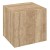 Sapho ESPACE szafka 35x35x32cm 1 drzwi lewa/prawa dąb Alabama ESC730-2222