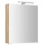 Sapho MIRRÓ szafka z lustrem oświetlenie LED 60x70x16cm lewa/prawa dąb Alabama MC060-0022