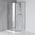 Aqualine ARLETA kabina prysznicowa półokrągła 800x800mm szkło czyste HLS800Y