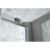 Aqualine ARLETA kabina prysznicowa półokrągła 800x800mm szkło czyste HLS800Y