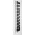 Bruckner ALBRECHT grzejnik 400x1570 mm podłączenie środkowe czarny mat 600.113.6