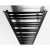 Bruckner ALBRECHT grzejnik 400x1570 mm podłączenie środkowe czarny mat 600.113.6