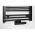 Bruckner ALBRECHT grzejnik 500x1250 mm podłączenie środkowe czarny mat 600.114.6