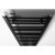 Bruckner ALBRECHT grzejnik 500x1250 mm podłączenie środkowe czarny mat 600.114.6