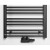 Bruckner ALBRECHT grzejnik 600x1250 mm podłączenie środkowe czarny mat 600.117.6