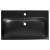 Sapho TORIDI umywalka ceramiczna 76x46.5cm czarny mat TU0226B