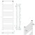 Sapho METRO grzejnik łazienkowy 500x1200 mm czarny mat IR410TB