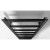 Sapho METRO LIGHT grzejnik łazienkowy 400x1500 mm czarny mat IR447TB