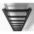 Sapho METRO LIGHT grzejnik łazienkowy 300x1500 mm czarny mat IR446TB