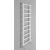 Sapho METRO LIGHT grzejnik łazienkowy 400x1140 mm biały IR445T