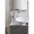 Sapho LATUS X szafka umywalkowa 394x50x22cm dąb Sherwood LT110-1515