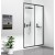 Gelco SIGMA SIMPLY BLACK drzwi prysznicowe przesuwne 1100mm szkło czyste GS1111B
