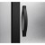 Gelco SIGMA SIMPLY BLACK drzwi prysznicowe przesuwne wejście z rogu 900 mm szkło Brick GS2490B