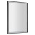 Sapho Lustro SORT z oświetleniem LED 60x80cm bezdotykowy czujnik IR 2700-6500K czarny mat ST080S