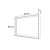 Sapho Lustro SORT z oświetleniem LED 60x80cm bezdotykowy czujnik IR 2700-6500K czarny mat ST080S