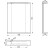 Aqualine KORIN STRIP lustro z oświetleniem LED 40x70x12cm KO345S
