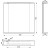 Aqualine KORIN STRIP lustro z oświetleniem LED 70x70x12cm KO380S