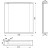 Aqualine KORIN STRIP lustro z oświetleniem LED 60x70x12cm KO390S
